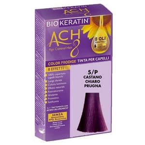 Biokeratin ACH8 5P Castano Chiaro Prugna - Trattamento Colorante Capelli - confezione