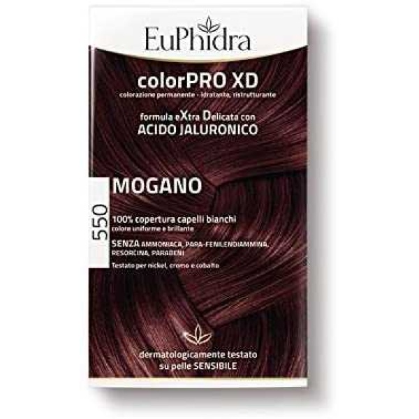 Euphidra AB Colorazione Permanente Mogano 550 - 3 Pezzi