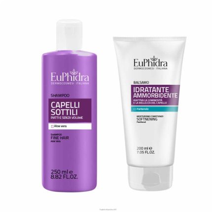 Euphidra Shampoo Capelli Sottili Balsamo Idratante