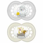 MAM Original 16 Silicone Doppio Neutro - Ciuccio Simmetrico