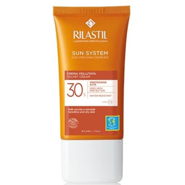 RILASTIL SUN SYSTEM VELVET TOUCH CREMA VISO SPF30 50ML